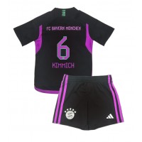 Bayern Munich Joshua Kimmich #6 Auswärts Trikotsatz Kinder 2023-24 Kurzarm (+ Kurze Hosen)